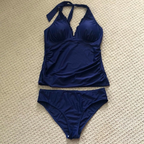 Other - NWOT Blue Tankini Swimsuit